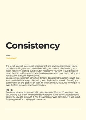 Consistency