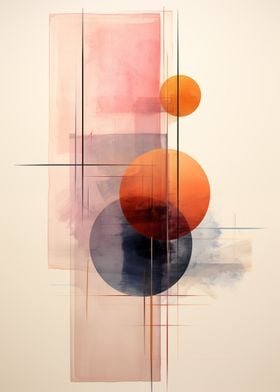 Abstract minimalist art