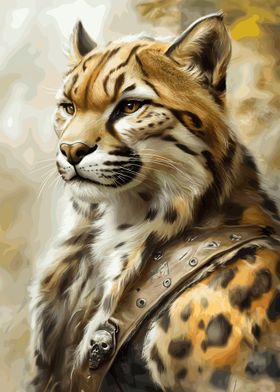 Feline Warrior Portrait