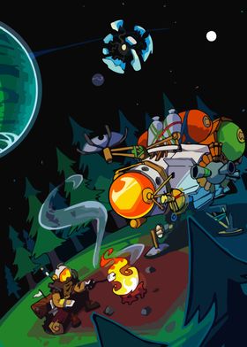 Space Explorers Campfire Outer Wilds