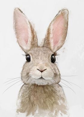 Cute Bunny Portrait