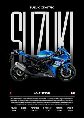 Suzuki GSX-R750 Motorcycle