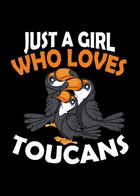 Toucan Lover Girls Exotic Bird Gift Women Toucan