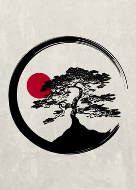 Bonsai Tree Zen Art