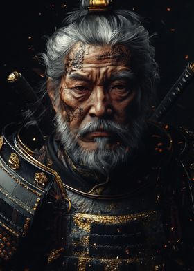 Samurai Warrior Portrait