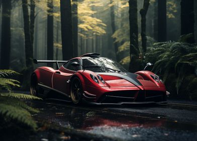 Pagani Huayra BC in Forest