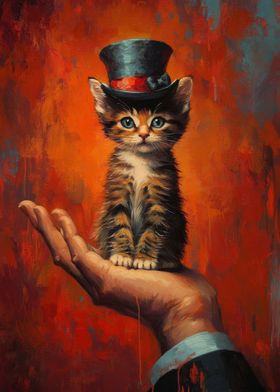 Top Hat Kitten