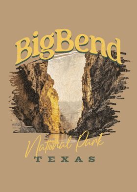 Big Bend National Park Texas Vintage