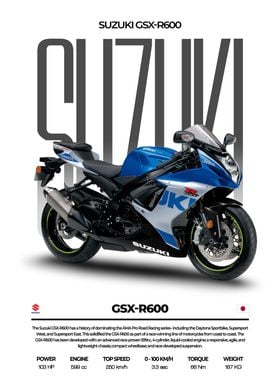 Suzuki GSX-R600 Motorcycle