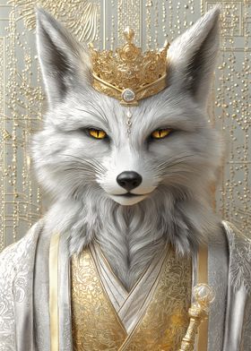 Fox King in Gold