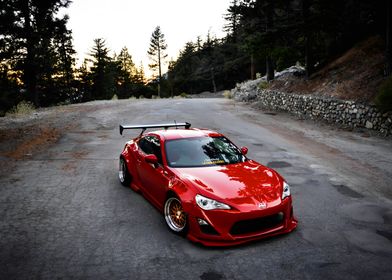 Subaru Red Toyota 86