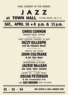 Jazz Concert Poster