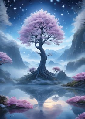 Mystical Cherry Blossom Tree