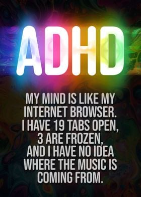 ADHD funny quote