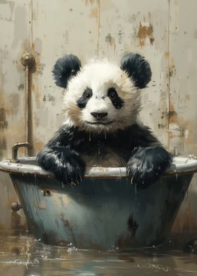 Panda in a Bathtub