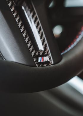 BMW Steering Wheel Detail