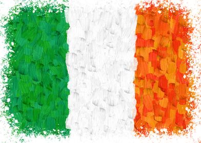 Irish Flag Painting