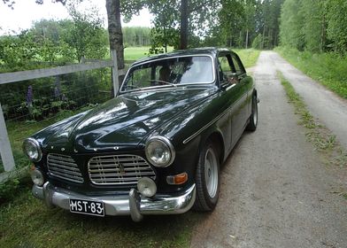 Green Volvo 140 Series