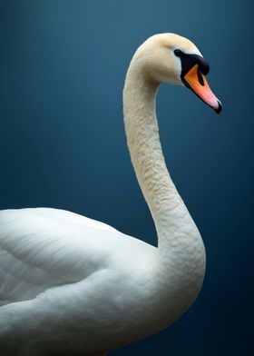 Elegant White Swan