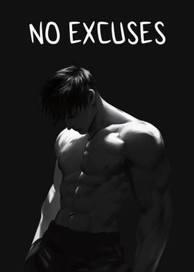 No Excuses - Muscular Anime Boy