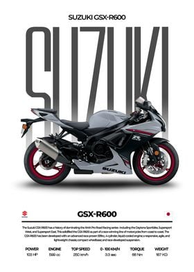 Suzuki GSX-R600 Motorcycle