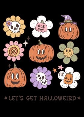 Halloween Flower Patch Design