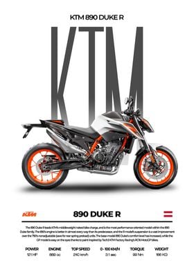 KTM 890 Duke R Motorcycle