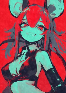 Aesthetic Anime Mouse Rat Girl