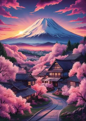 Mount Fuji Cherry Blossom 