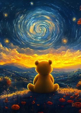 Teddy Bear's Starry Dream