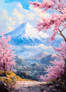 Mount Fuji Cherry Blossom