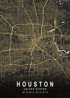 Houston Silver Map