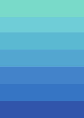 Blue Gradient Color Grid