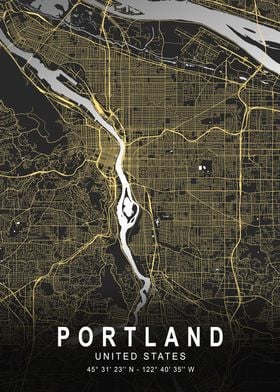 Portland Silver Map