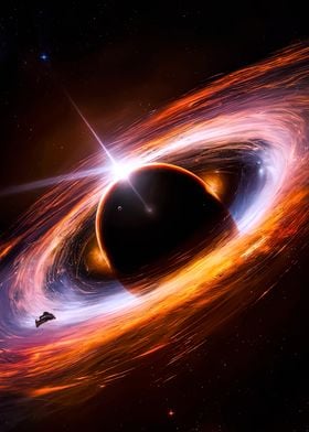 Black Hole and Spaceship