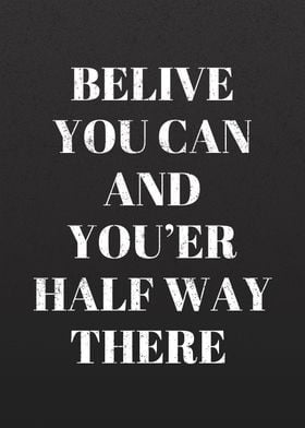 Believe You Can quote