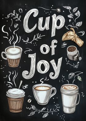 Cup of Joy Coffee Poster