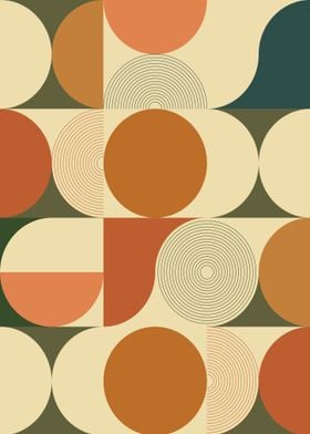 Mid-Century Rustic Shapes