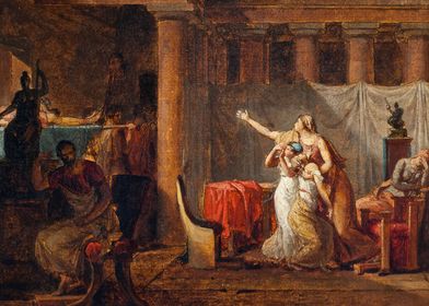 Roman Tragedy - Jacques-Louis David 