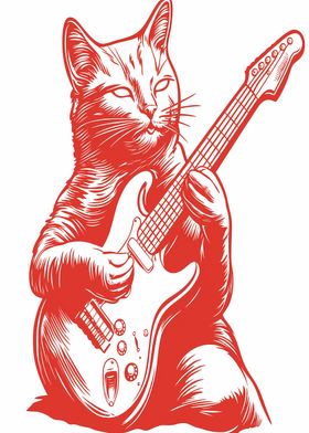 Red Cat Guitarist