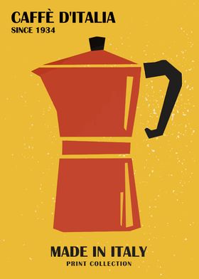 Italian Coffee Pot Print