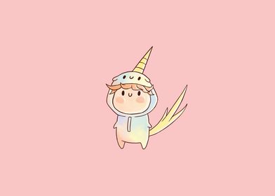 Cute Unicorn Character