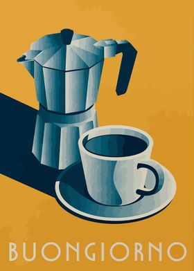 Italian Coffee Poster