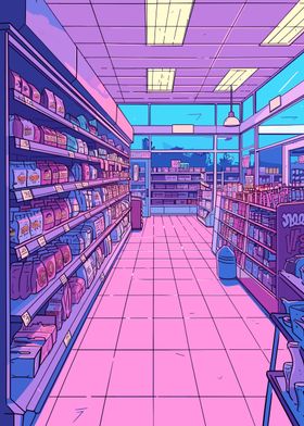 Neon Convenience Store