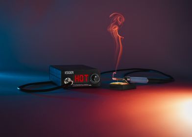 Soldering Iron with Smoke