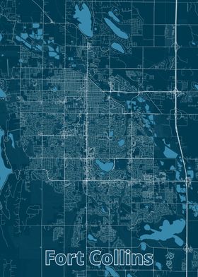 Fort Collins City Map