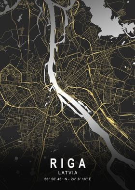 Riga Silver Map