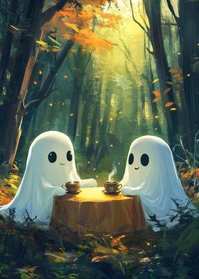 Halloween Ghost Tea Party