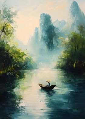 Tranquil River Scene