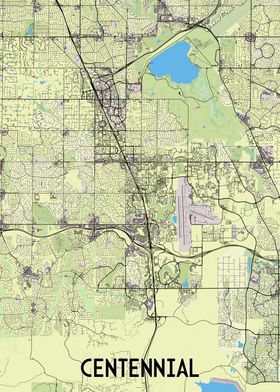 Centennial City Map